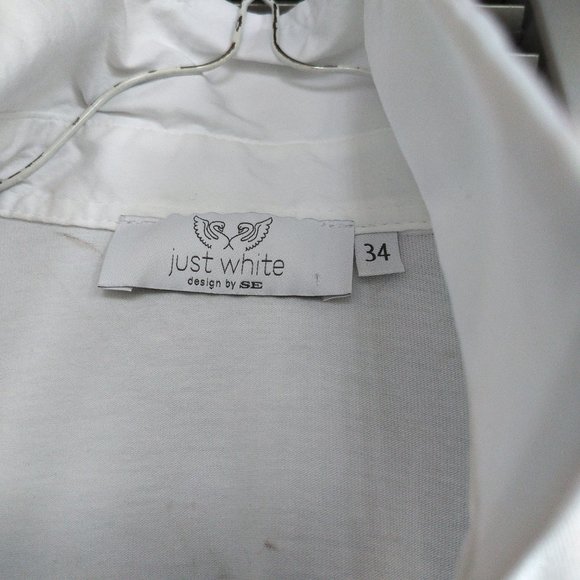 Just White desgin by SE - white blouse size 34 - Picture 5 of 9